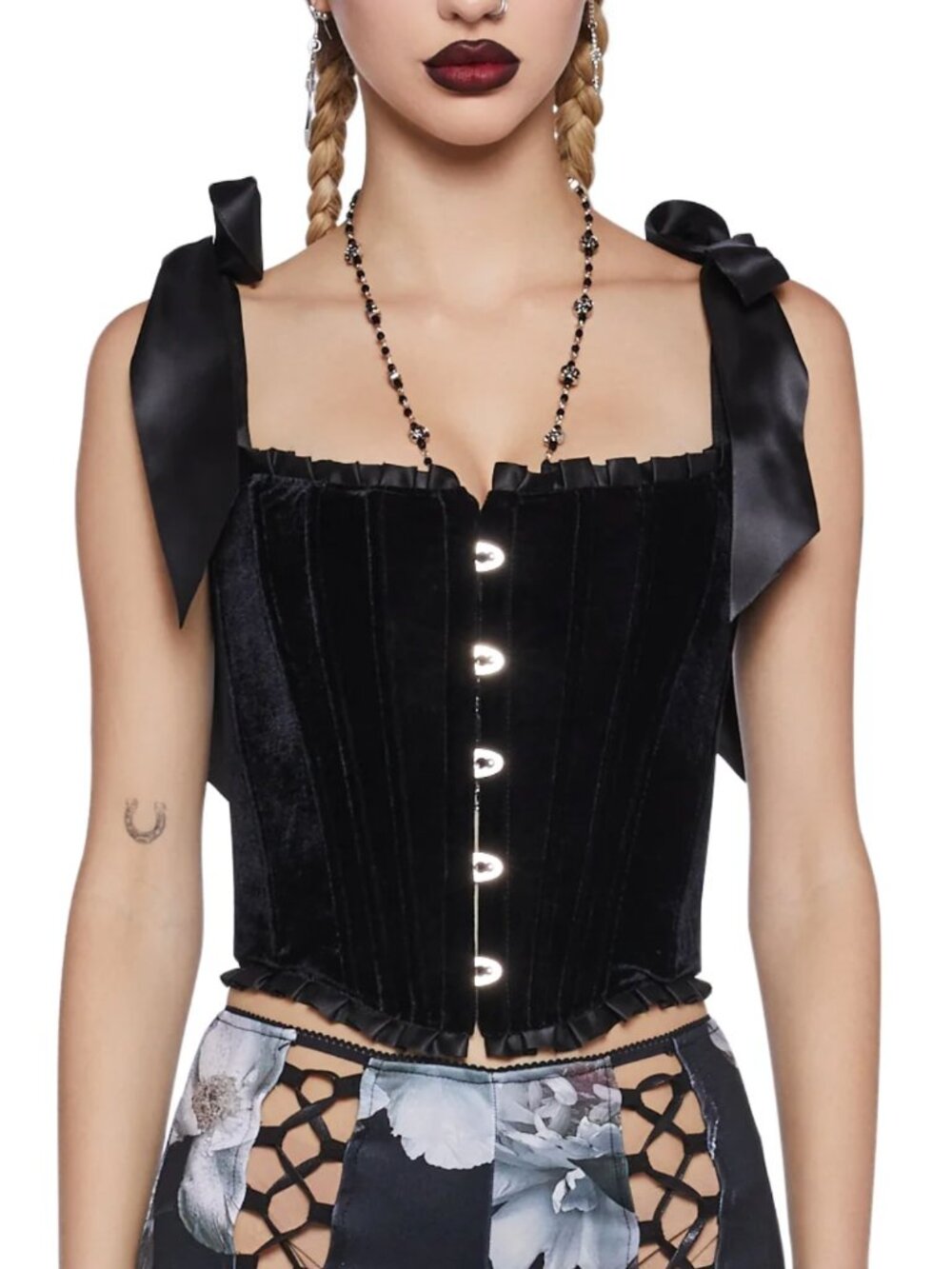 Widow Night Whispers - Corset Top